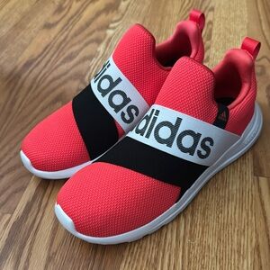 Adidas Red and Black Sneakers Slip-On Comfort Cloudfoam size 6